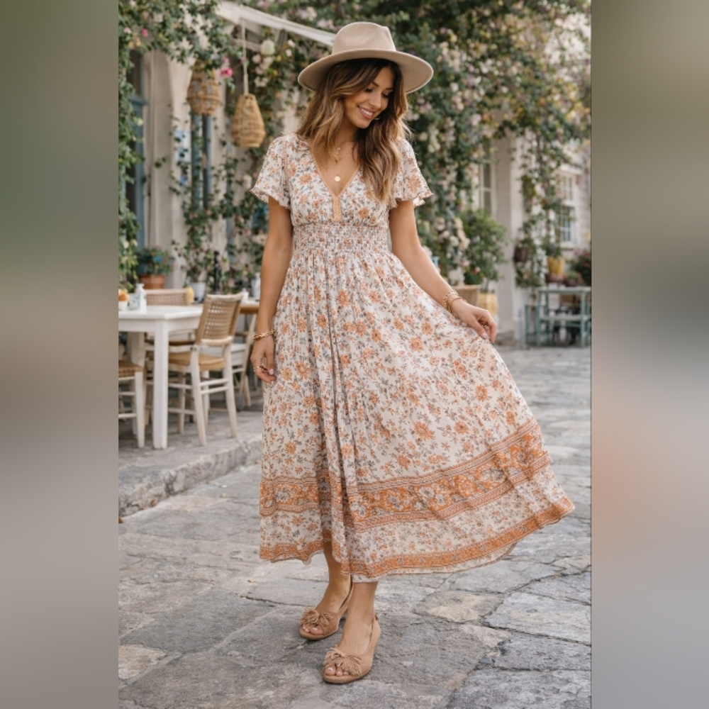 THE FLEXX Blush Pink Tassel Ballet Flats - Picture 3 of 11